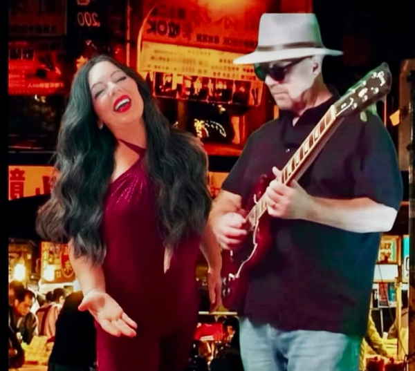 Selena and Sanatan Tribute band duo onstage | Altus Entertainment